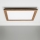 Eglo - LED RGBW Регульована накладна панель SALOBRENA-C WOOD LED/30,5W/230V 2700-6500K 64x64 см коричнева + дистанційне керування