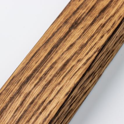 Eglo - LED RGBW накладна панель SALOBRENA-C WOOD із регулюванням яскравості LED/34W/230V 2700-6500K 34x124 cm коричнева + пульт дистанційного керування