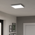 Eglo - LED RGBW Стельовий світильник для ванної з регулюванням яскравості LED/13,4W/230V 2700-6500K 29x29 см IP44 білий ZigBee