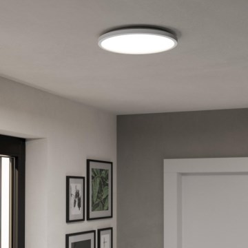 Eglo - LED RGBW Стельовий світильник для ванної з регулюванням яскравості LED/13,9W/230V 2700-6500K діаметр 30 см IP44 білий ZigBee