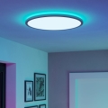 Eglo - LED RGBW Стельовий світильник для ванної з регулюванням яскравості LED/16,8W/230V 2700-6500K діаметр 50 см IP44 білий ZigBee