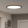 Eglo - LED RGBW Стельовий світильник для ванної з регулюванням яскравості LED/16,8W/230V 2700-6500K діаметр 50 см IP44 чорний ZigBee