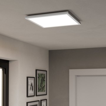 Eglo - LED RGBW Стельовий світильник для ванної з регулюванням яскравості LED/17,6W/230V 2700-6500K 39x39 см IP44 білий ZigBee