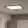 Eglo - LED RGBW Стельовий світильник для ванної з регулюванням яскравості LED/17W/230V 2700-6500K 50x50см IP44 чорний ZigBee