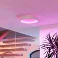Eglo - LED RGBW стельовий світильник із регулюванням яскравості LED/19,6W/230V 2700-6500K діаметр 35 см білий