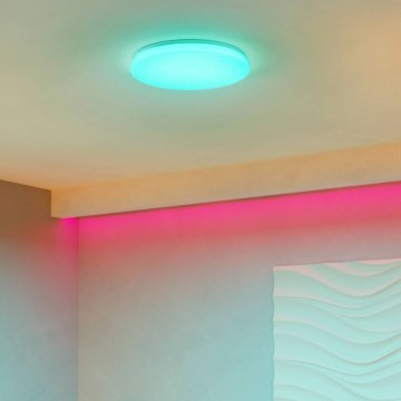 Eglo - LED RGBW стельовий світильник з регульованою яскравістю LED/20 Вт/230 В діам. 43 см