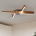 Eglo - LED RGBW стельовий світильник зі змінною яскравістю 2xLED/18W/230V 2700-6500K мідний/чорний