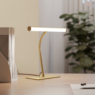 Eglo - LED сенсорная настольная лампа с диммером LED/5W/230V 2700/4000/6500K золотистая