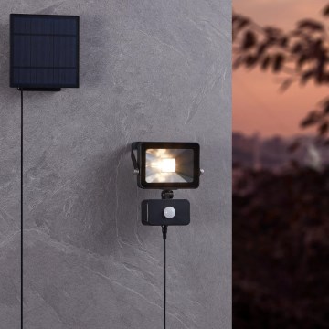 Eglo - LED Solární reflektor з датчиком 15xLED/0,03W/3,7V IP44