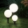 Eglo - LED-сонячна лампа з датчиком, 3 світлодіода, 1800 mAh, IP44, чорна