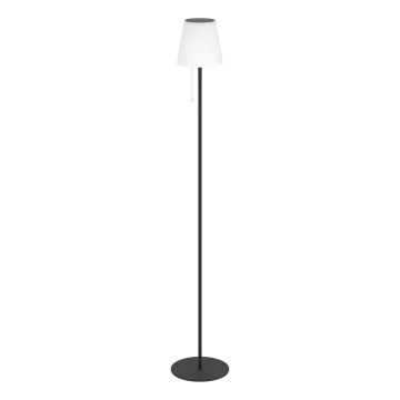 Eglo - LED сонячна зарядна підлогова лампа LED/2,3W/3,7V 3000/4000/6500K 1800 mAh IP44 чорна