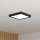 Eglo - LED стельовий світильник для ванної кімнати LED/10,5 Вт/230 В 2700/4000/6500 К 22×22 см IP44 чорний