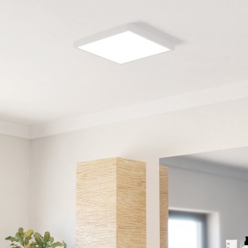Eglo - LED-стельовий світильник для ванної кімнати LED/13W/230V 29x29 см IP44 білий