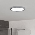 Eglo - LED стельовий світильник для ванної кімнати LED/14,2W/230V 2700/4000/6500K діам. 27,8 см IP44 глянцевий хром