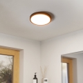 Eglo - LED стельовий світильник для ванної кімнати LED/14,2W/230V 2700/4000/6500K діаметр 27,8 см IP44 чорний