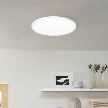 Eglo - LED стельовий світильник для ванної кімнати LED/20,2W/230V, діам. 39 cm, IP54, білий