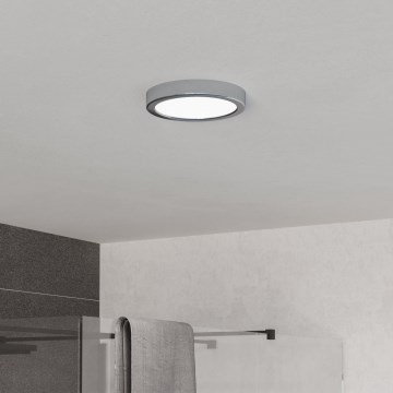 Eglo - LED стельовий світильник для ванної кімнати LED/7,5W/230V 2700/4000/6500K діам. 16,6 см IP44 глянцевий хром