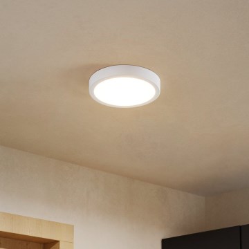 Eglo - LED стельовий світильник LED/11,5W/230V 2700/4000/6500K діам. 21,1 см білий