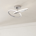 Eglo - LED стельовий світильник LED/12W/230V 2700/4000/6500K глянцевий хром