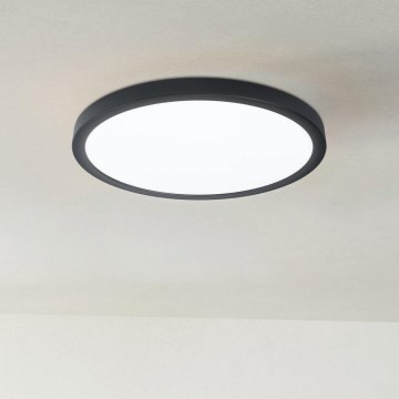 Eglo - LED світильник для ванної з регулюванням яскравості LED/19,5W/230V 2700-6500K IP44 чорний