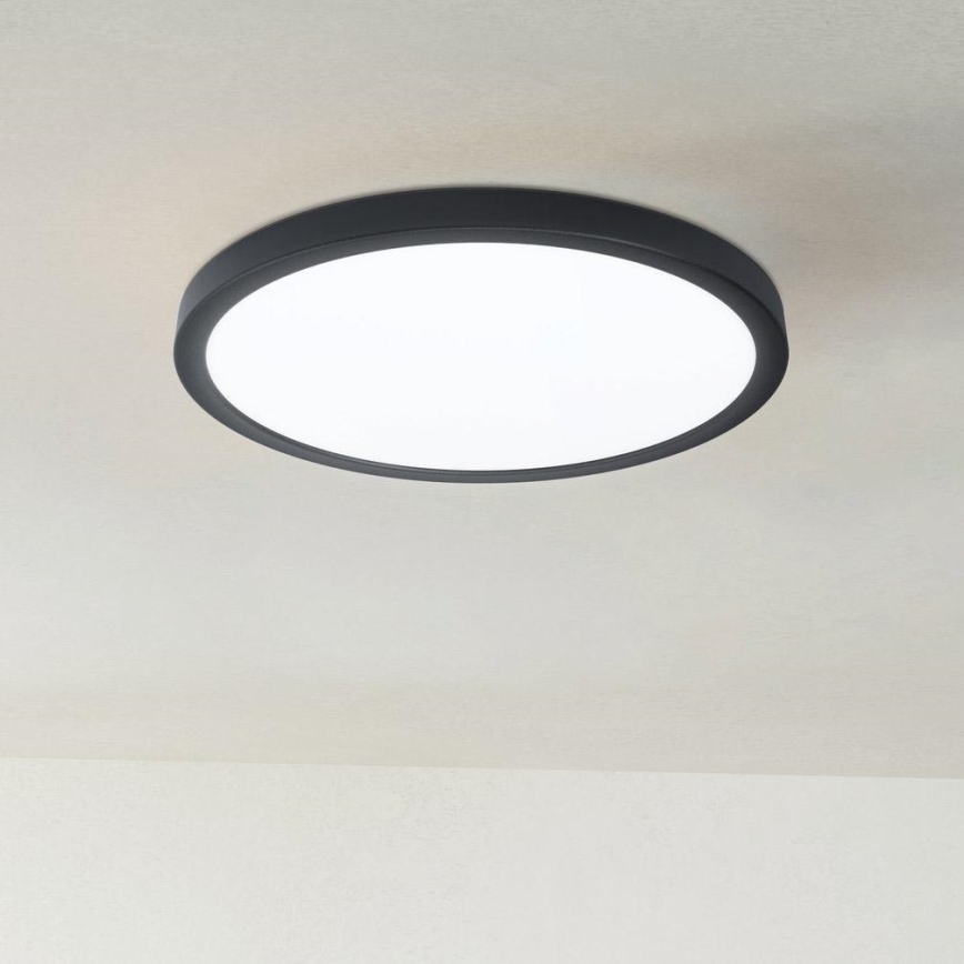 Eglo - LED світильник для ванної з регулюванням яскравості LED/19,5W/230V 2700-6500K IP44 чорний
