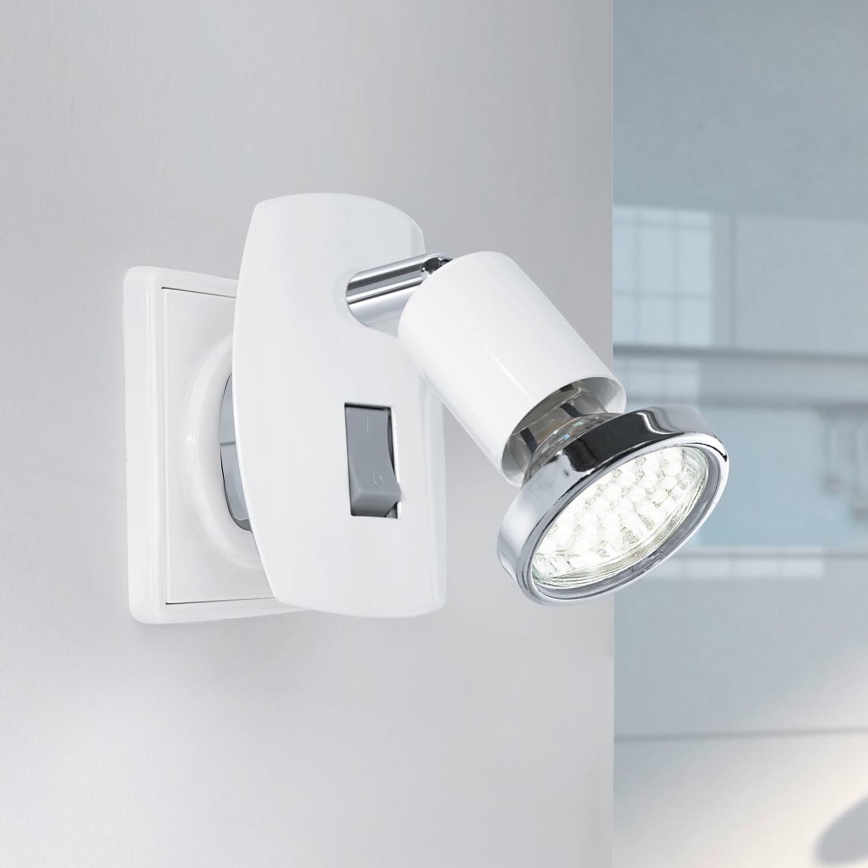 Eglo - LED Світильник в розетку 1xGU10-LED/3W/230V