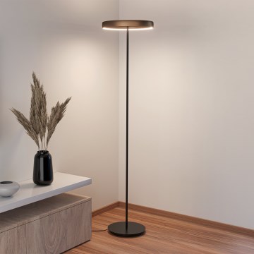 Eglo - LED-торшер із димером і датчиком руху 2xLED/19W/230V 2200-6500K коричневий