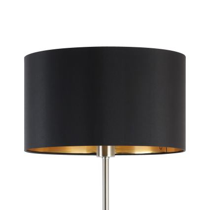 Eglo - LED  Торшер TUNJA 1xE27/60W/230V матовий хром/чорний