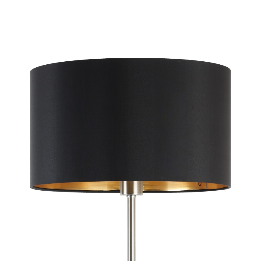 Eglo - LED Торшер TUNJA 1xE27/60W/230V матовый хром/черный