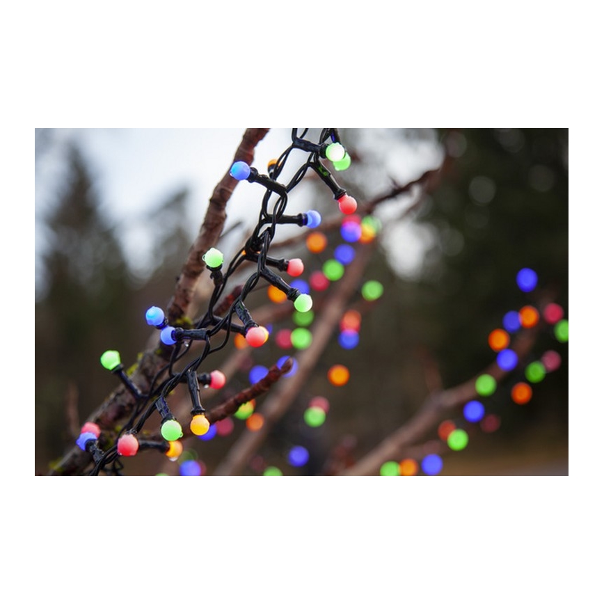 Eglo - уличная LED-гирлянда, 300 светодиодов, 8 режимов, 11 м, IP44, многоцветная