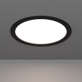 Eglo - LED вбудований стельовий світильник LED/18,5 Вт/230 В 2700/4000/6500К діаметр 21,6 см чорний