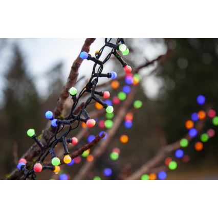 Eglo - LED Вулична  гірлянда 300xLED/8 режимів 11m IP44 мультиколірний