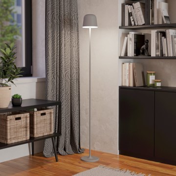 Eglo - LED Вуличний акумуляторний торшер з регулюванням яскравості LED/4,3W/5V 2400/3000/4000K IP54 сірий