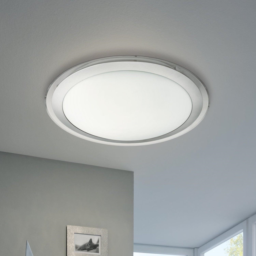 Eglo - LED з регульованою яскравістю Настінний / стельовий світильник COMPETA-C LED/17W/230V