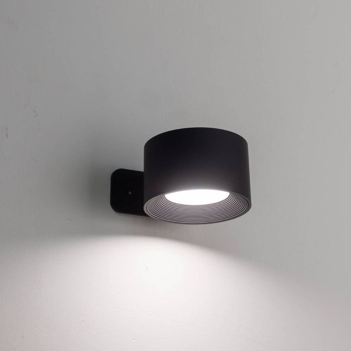 Eglo - LED затемнюваний акумуляторний сенсорний настінний світильник LED/5W/5V 2700/4000/6500K 2000 mAh чорний