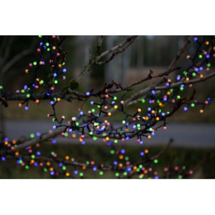 Eglo 472-53 - LED зовнішня різдвяна гірлянда BERRY MINI 700xLED/8 функцій 19m багатобарвна IP44