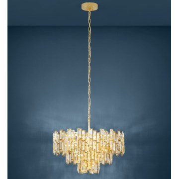 Eglo - Люстра на цепи CALMEILLES 10xE14/25W/230V ⌀ 63 см