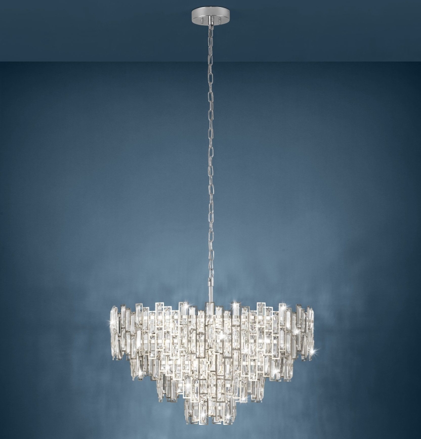 Eglo - Люстра на цепи CALMEILLES 10xE14/25W/230V ⌀ 78 см