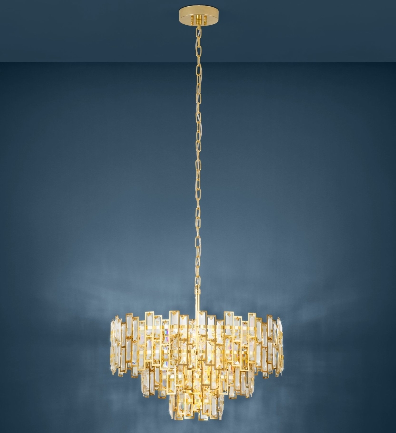 Eglo - Люстра на ланцюгу CALMEILLES 10xE14/25W/230V діаметр 63 см
