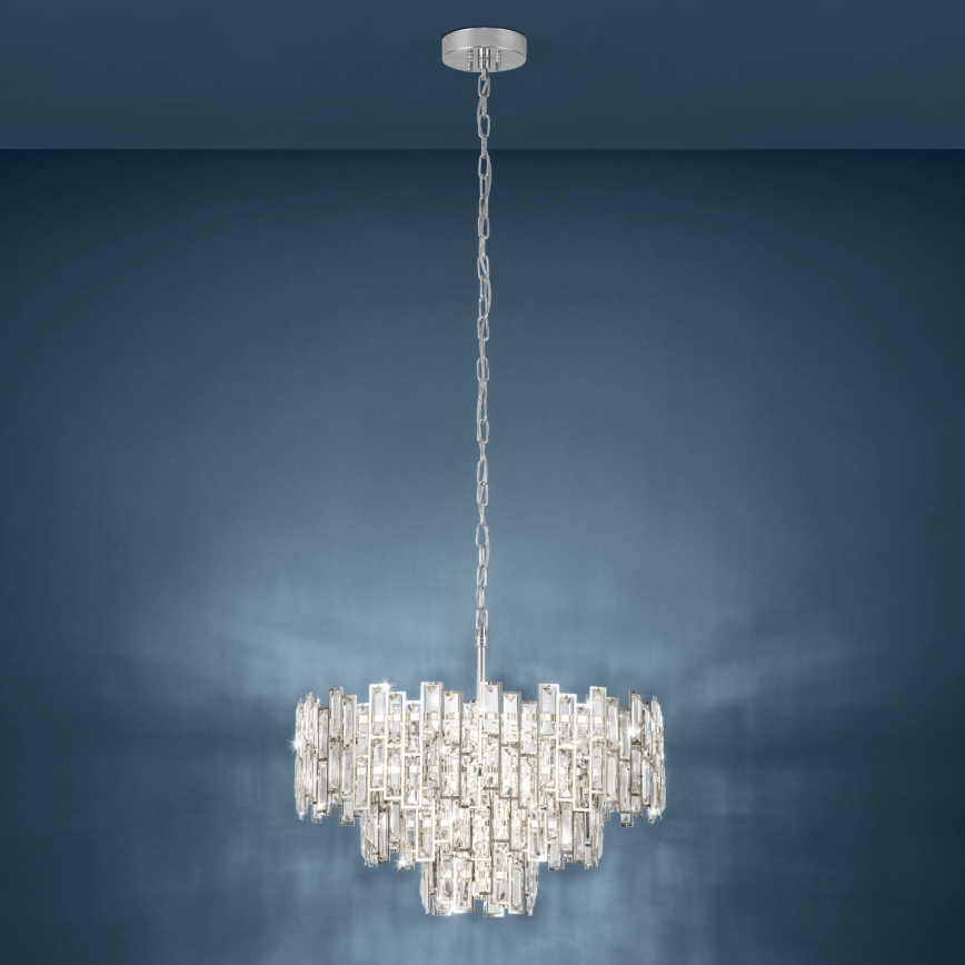 Eglo - Люстра на ланцюгу CALMEILLES 10xE14/25W/230V діаметр 63 см