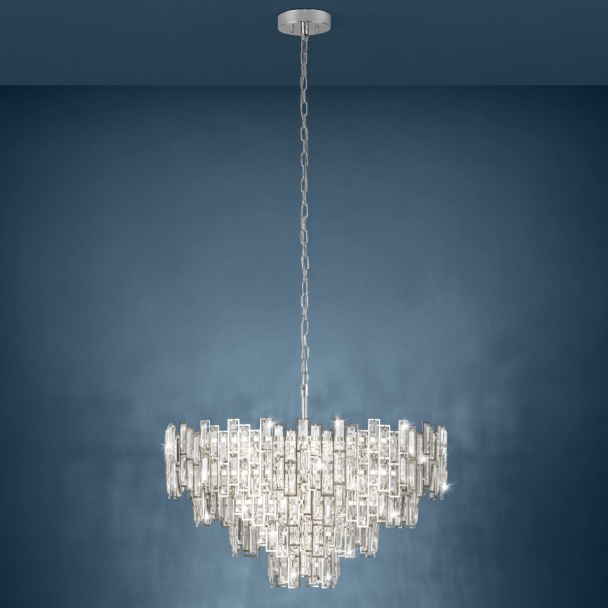 Eglo - Люстра на ланцюгу CALMEILLES 10xE14/25W/230V діаметр 78 см
