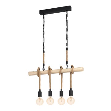 Eglo - Люстра на ланцюжку 4xE27/40W/230V