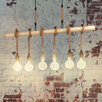 Eglo - Люстра на ланцюжку 6xE27/40W/230V