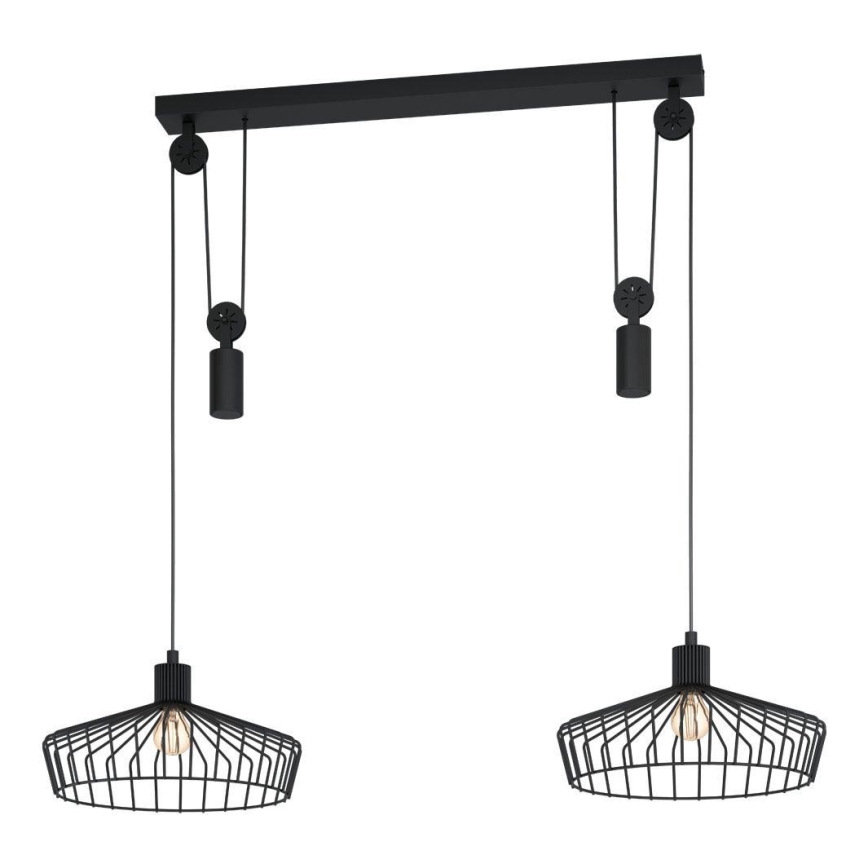 Eglo - Люстра на мотузці 2xE27/40W/230V