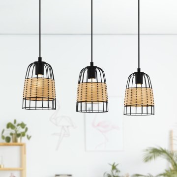 Eglo - Люстра на мотузці 3xE27/40W/230V