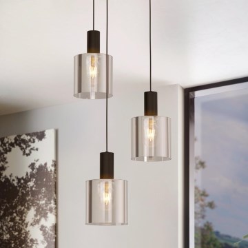 Eglo - Люстра на мотузці 3xE27/40W/230V