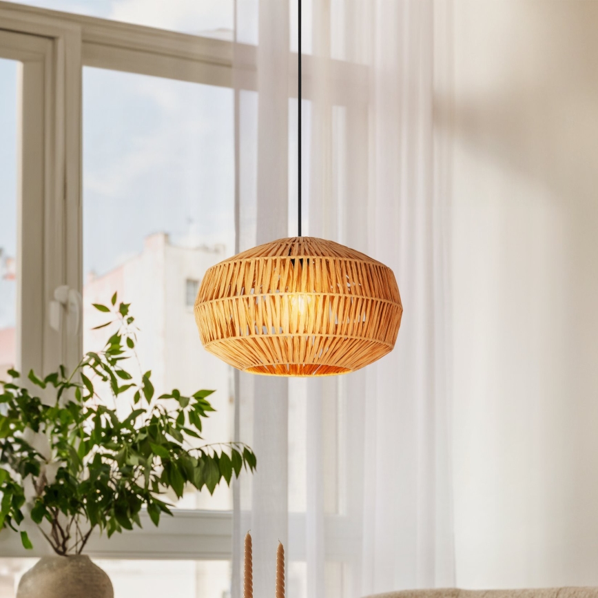 Eglo - Люстра на шнуре 1xE27/40W/230V коричневая