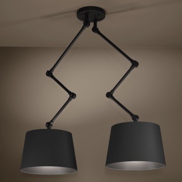 Eglo - Люстра на штанге 2xE27/40W/230V черный