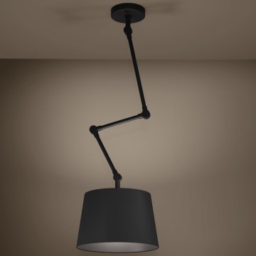 Eglo - Люстра на штанзі 1xE27/40W/230V чорний
