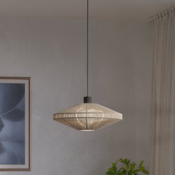 Eglo - Люстра на тросе 1xE27/40W/230V, кремовая